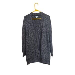 Women's L.L. Bean Cardigan Medium Black Tan